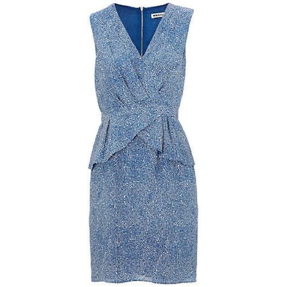 Whistles Lara Micro Drape Dress - Picture 1 of 6